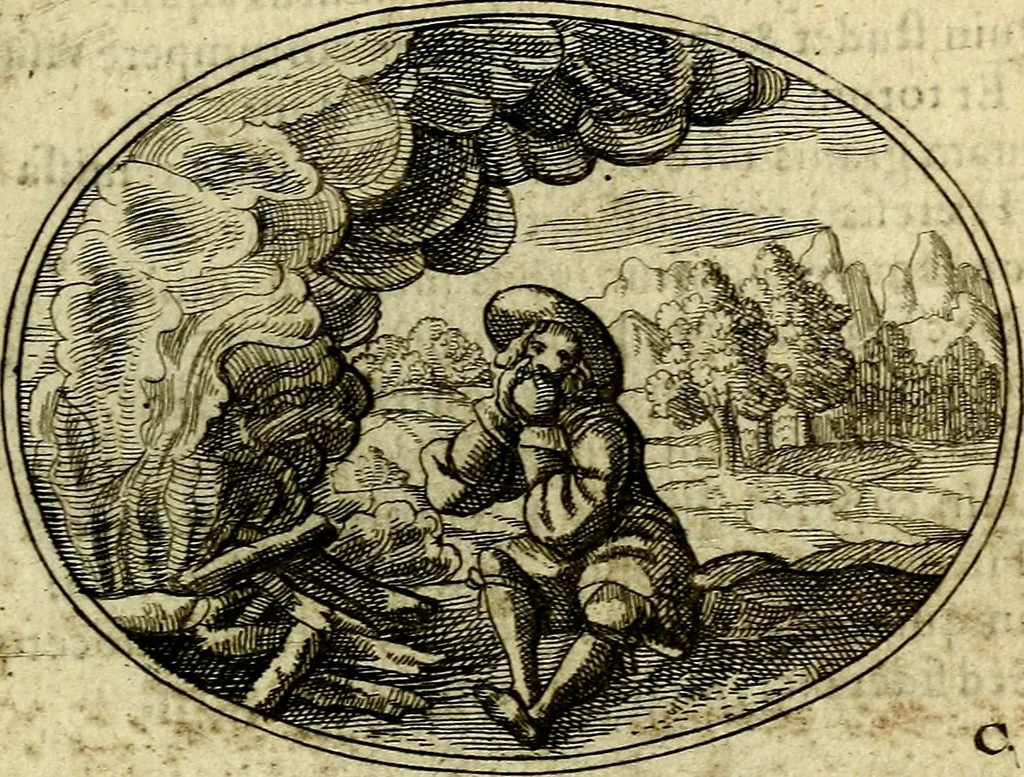 An illustration from Emblemata ethico-politica carmine explicata, 1661, leaf 162