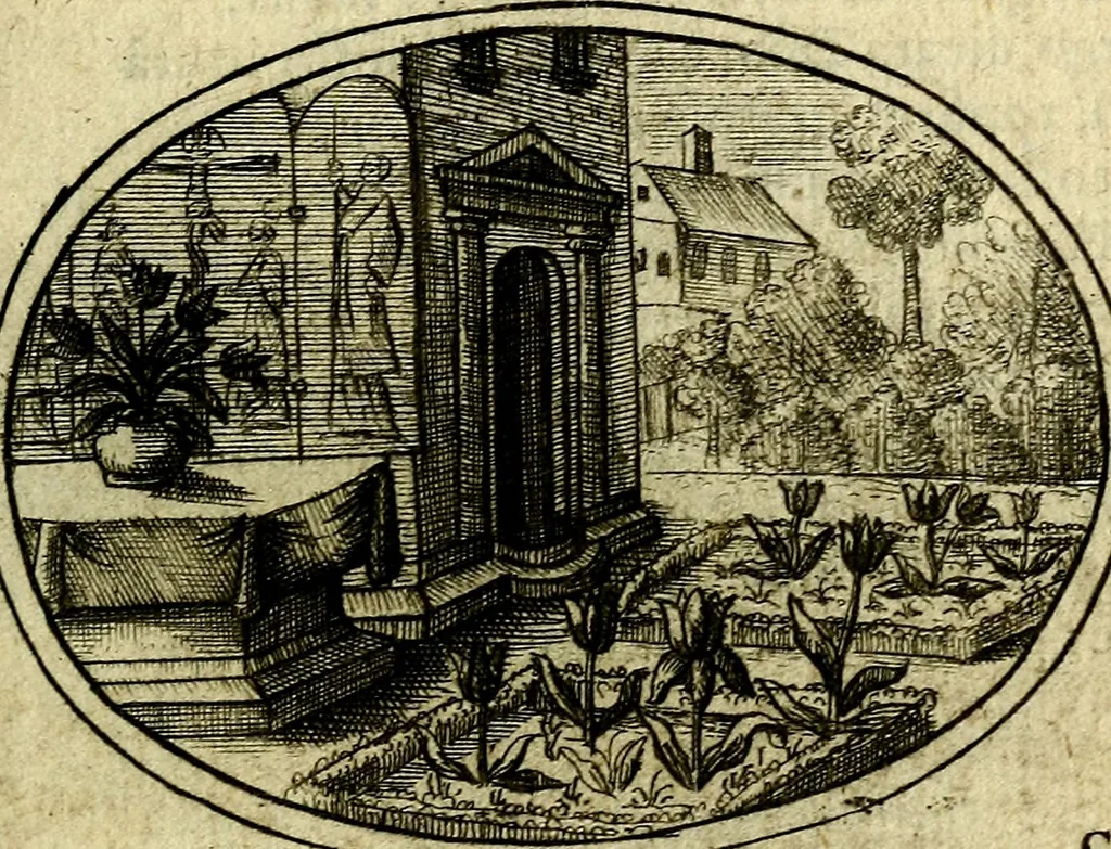An illustration from Emblemata ethico-politica carmine explicata, 1661, leaf 164