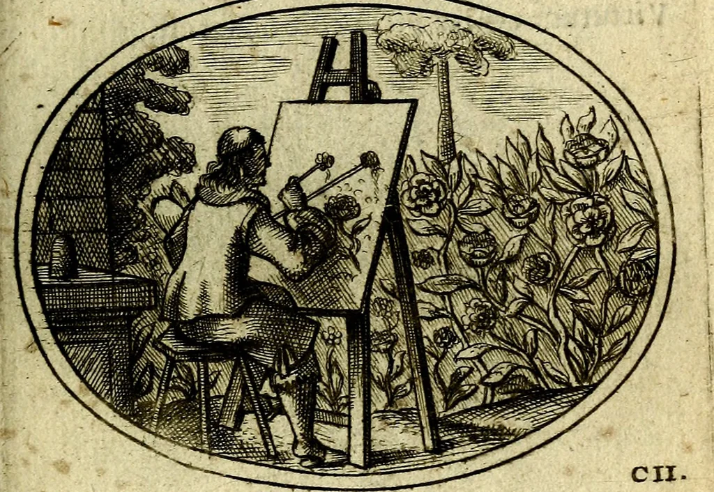 An illustration from Emblemata ethico-politica carmine explicata, 1661, leaf 166