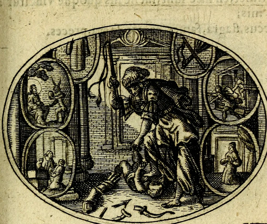 An illustration from Emblemata ethico-politica carmine explicata, 1661, leaf 170