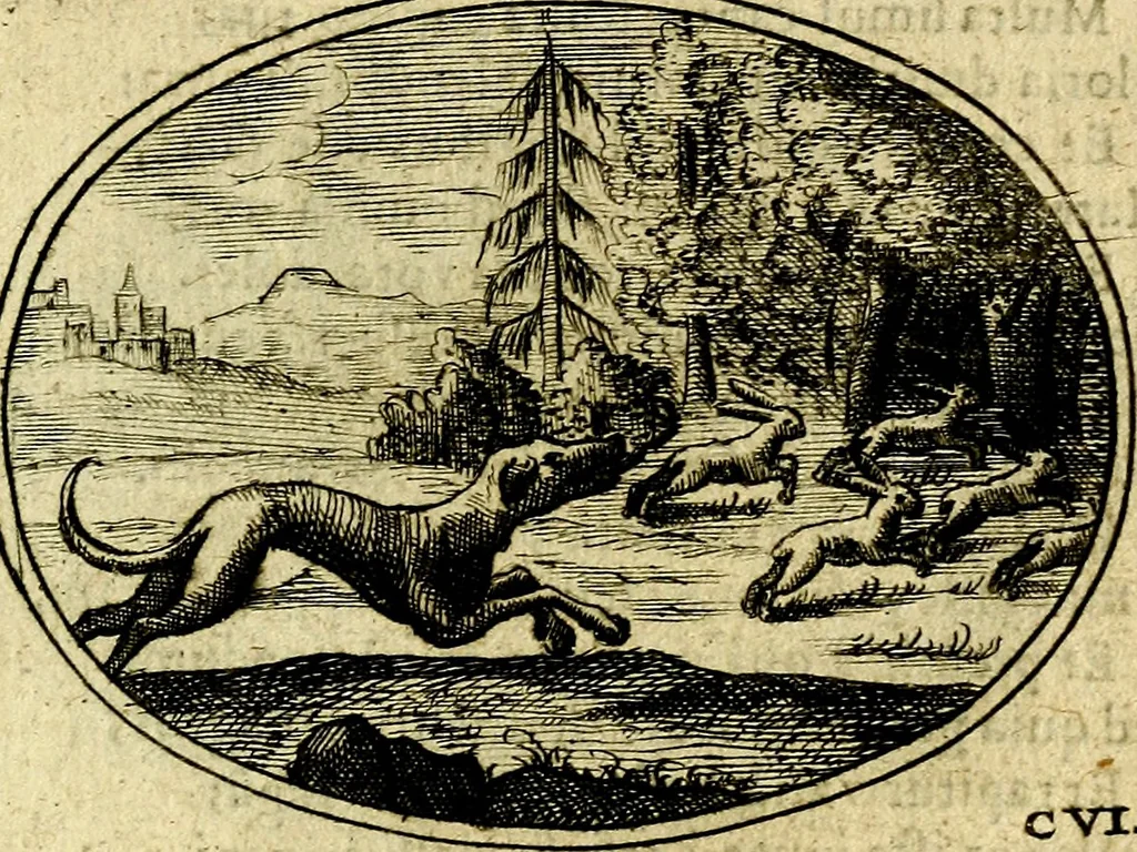 An illustration from Emblemata ethico-politica carmine explicata, 1661, leaf 174