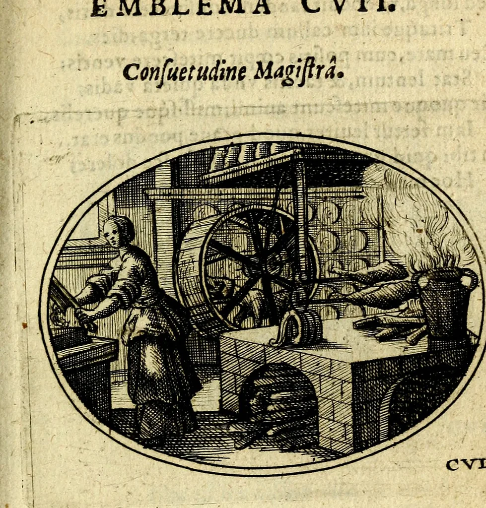 An illustration from Emblemata ethico-politica carmine explicata, 1661, leaf 176
