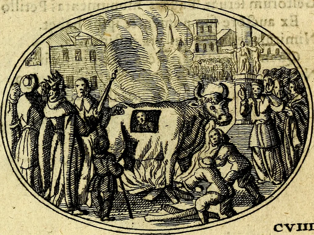 An illustration from Emblemata ethico-politica carmine explicata, 1661, leaf 178