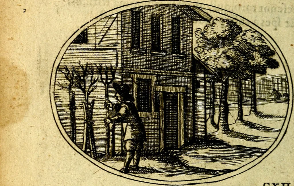 An illustration from Emblemata ethico-politica carmine explicata, 1661, leaf 185