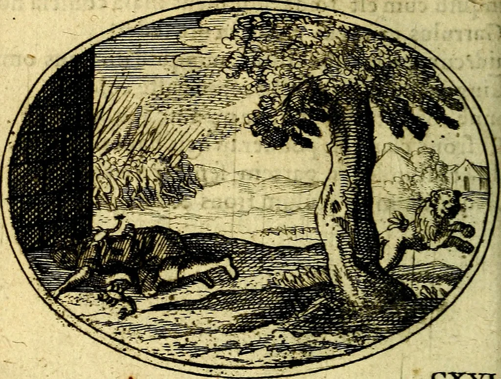 An illustration from Emblemata ethico-politica carmine explicata, 1661, leaf 193