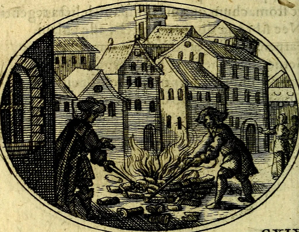 An illustration from Emblemata ethico-politica carmine explicata, 1661, leaf 199