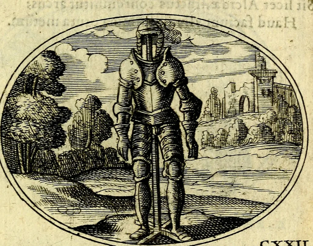 An illustration from Emblemata ethico-politica carmine explicata, 1661, leaf 204