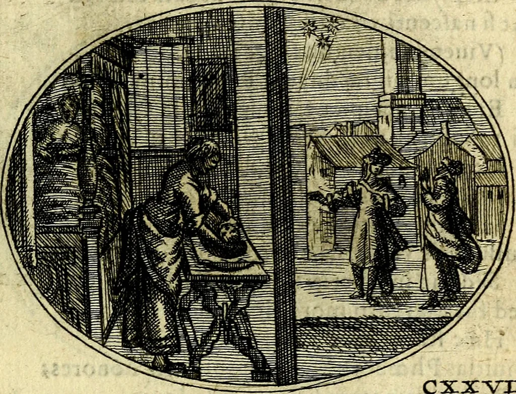 An illustration from Emblemata ethico-politica carmine explicata, 1661, leaf 212