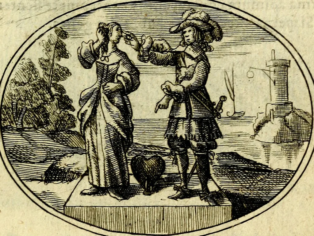An illustration from Emblemata ethico-politica carmine explicata, 1661, leaf 214