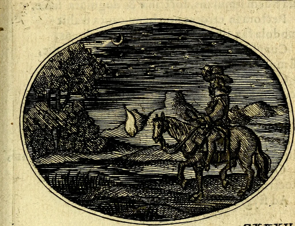 An illustration from Emblemata ethico-politica carmine explicata, 1661, leaf 222