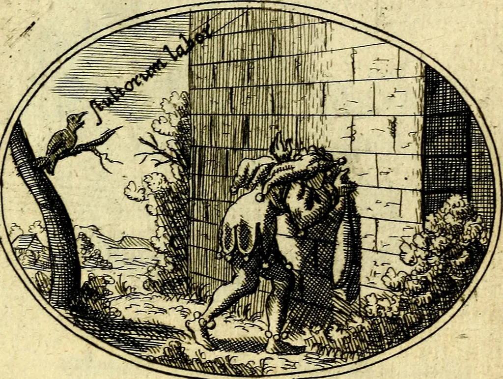 An illustration from Emblemata ethico-politica carmine explicata, 1661, leaf 234