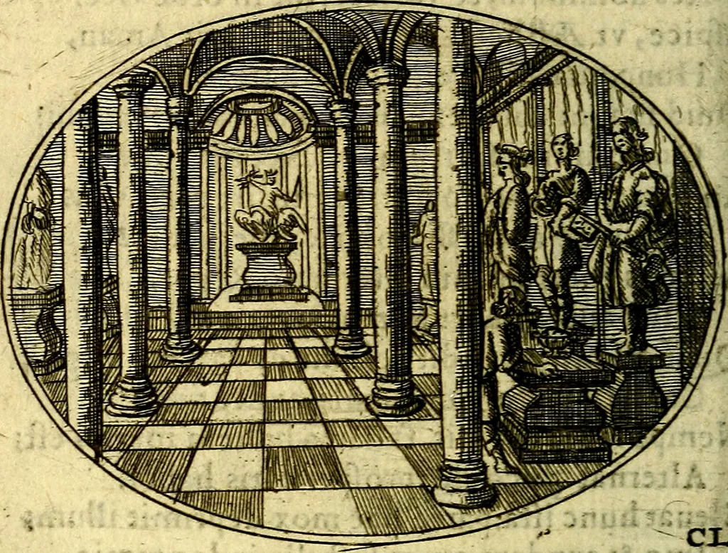 An illustration from Emblemata ethico-politica carmine explicata, 1661, leaf 261