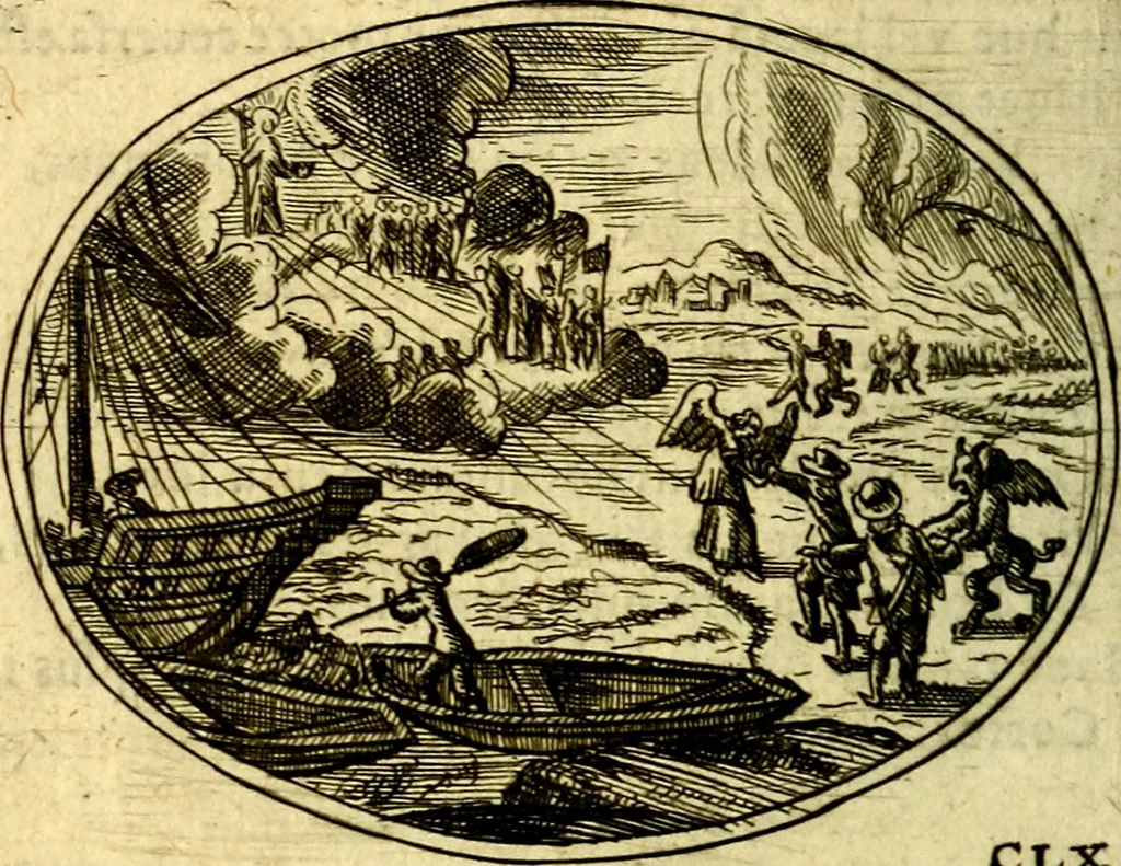 An illustration from Emblemata ethico-politica carmine explicata, 1661, leaf 285