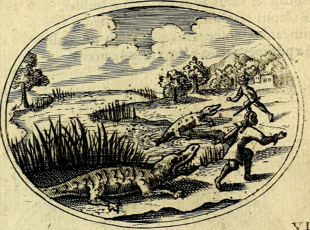 An illustration from Emblemata ethico-politica carmine explicata, 1661, leaf 34