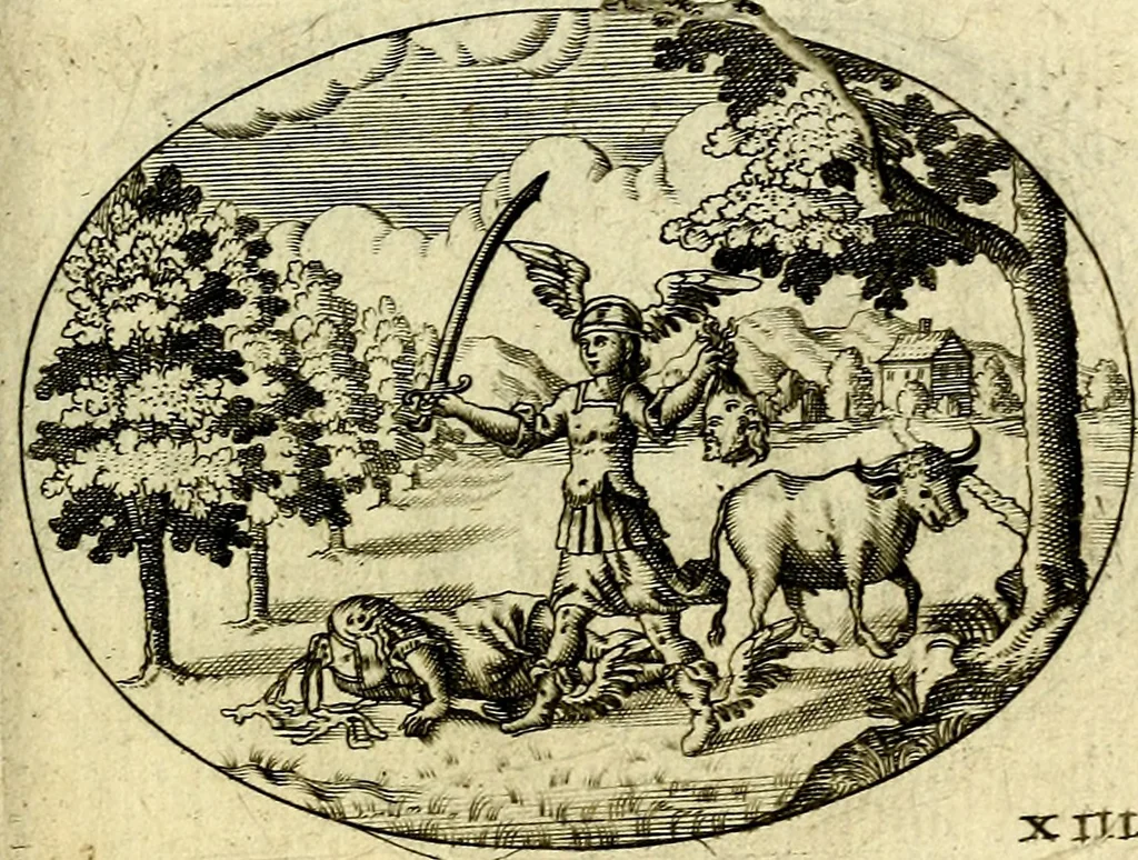 An illustration from Emblemata ethico-politica carmine explicata, 1661, leaf 44