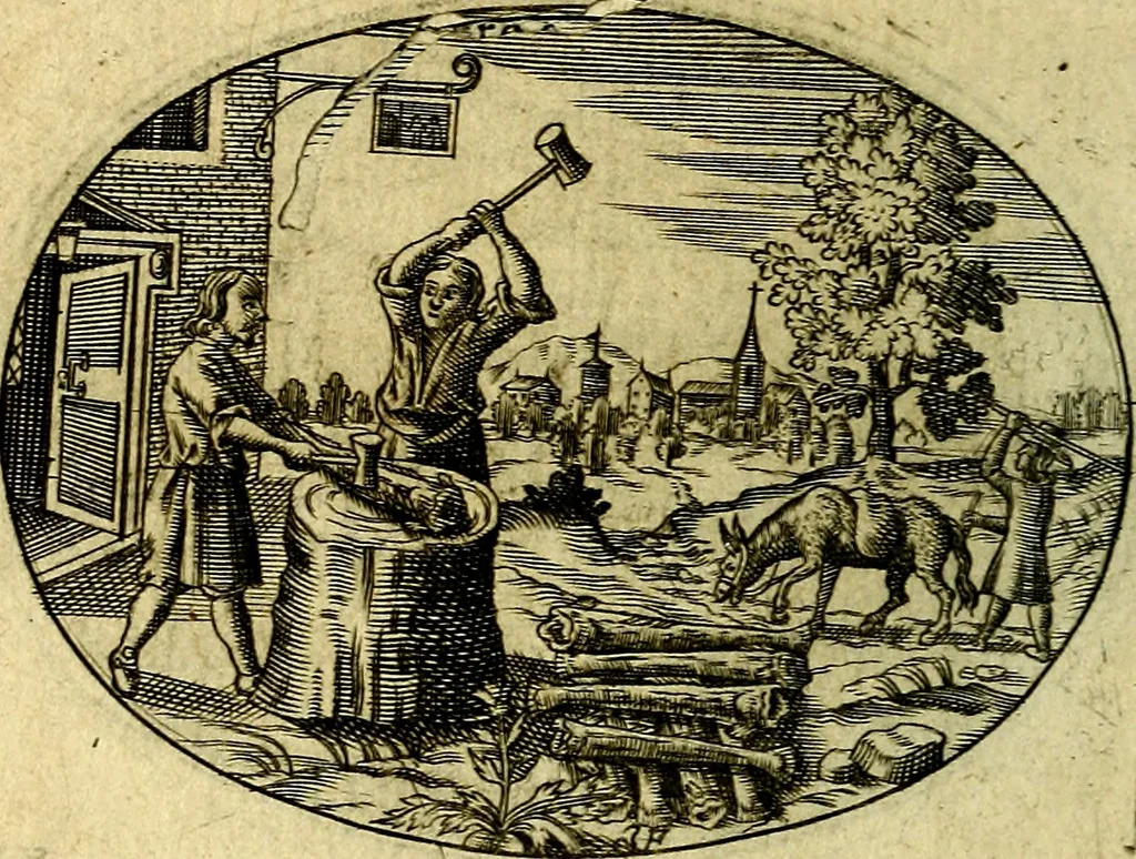 An illustration from Emblemata ethico-politica carmine explicata, 1661, leaf 47