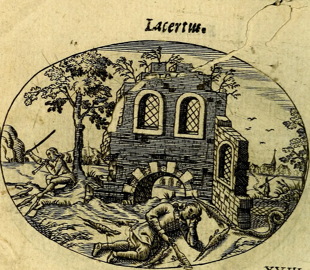 An illustration from Emblemata ethico-politica carmine explicata, 1661, leaf 49