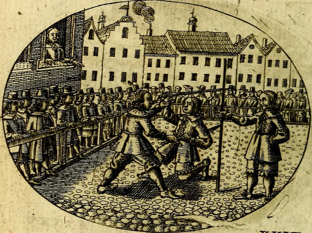 An illustration from Emblemata ethico-politica carmine explicata, 1661, leaf 57