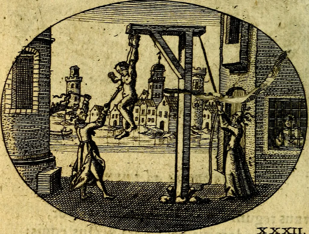 An illustration from Emblemata ethico-politica carmine explicata, 1661, leaf 63