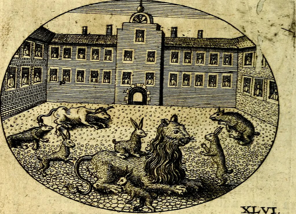 An illustration from Emblemata ethico-politica carmine explicata, 1661, leaf 81