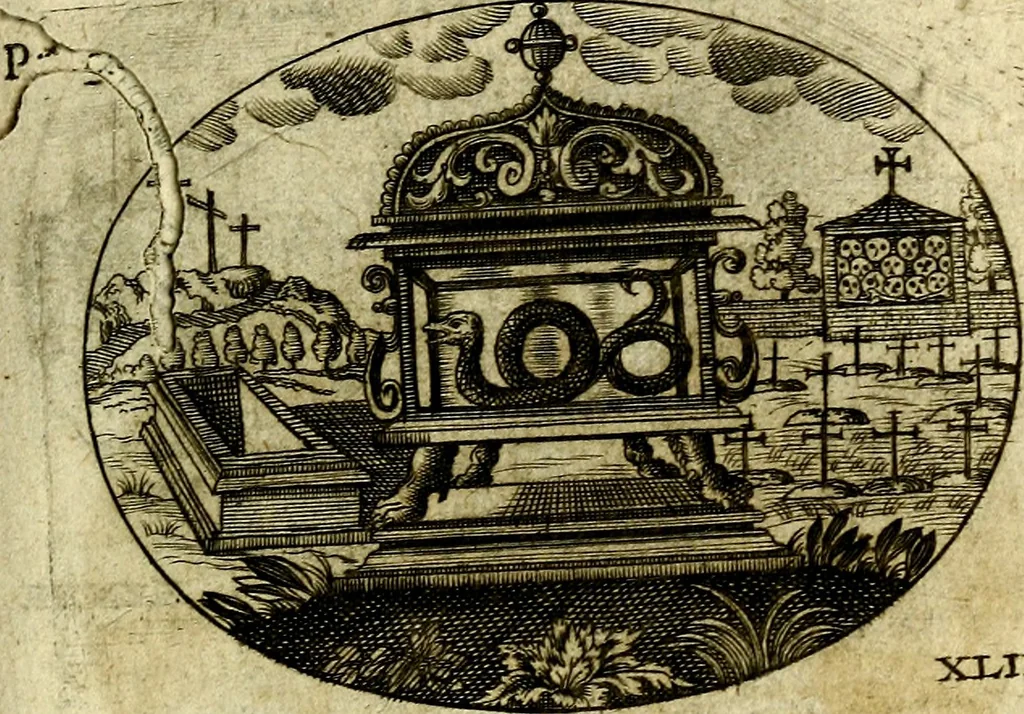 An illustration from Emblemata ethico-politica carmine explicata, 1661, leaf 86