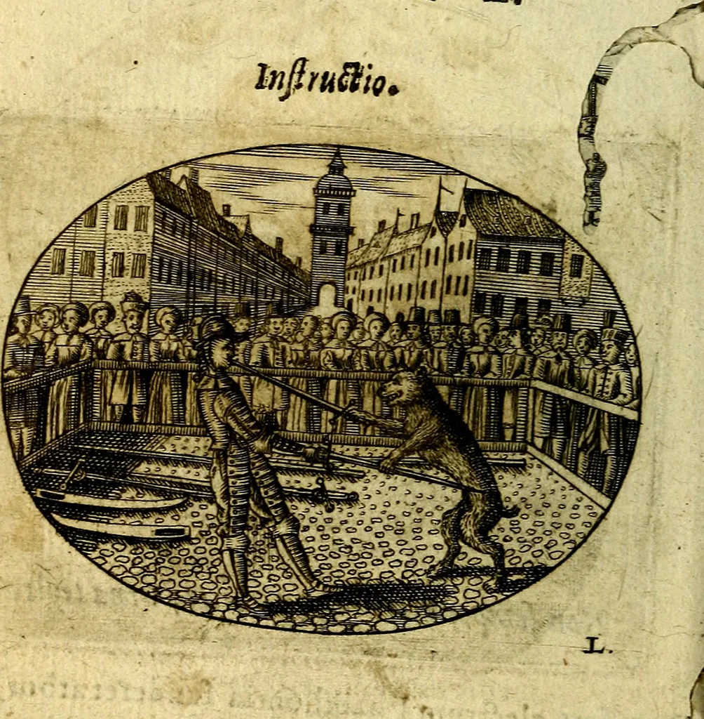 An illustration from Emblemata ethico-politica carmine explicata, 1661, leaf 87