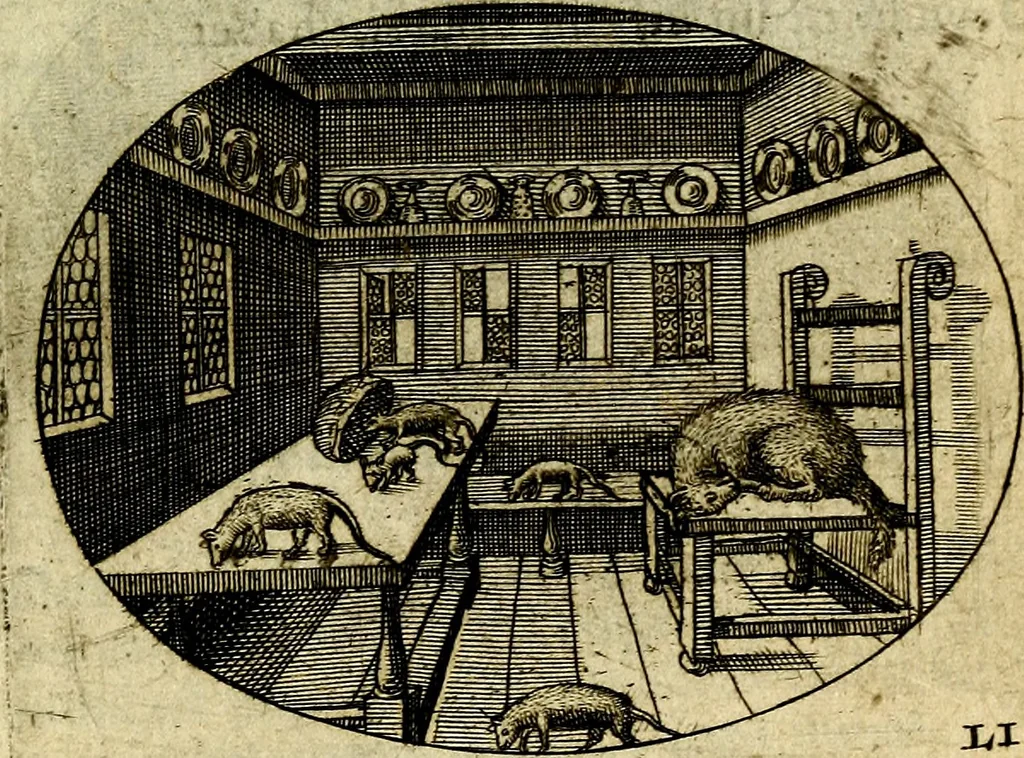 An illustration from Emblemata ethico-politica carmine explicata, 1661, leaf 88