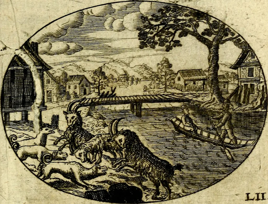 An illustration from Emblemata ethico-politica carmine explicata, 1661, leaf 90