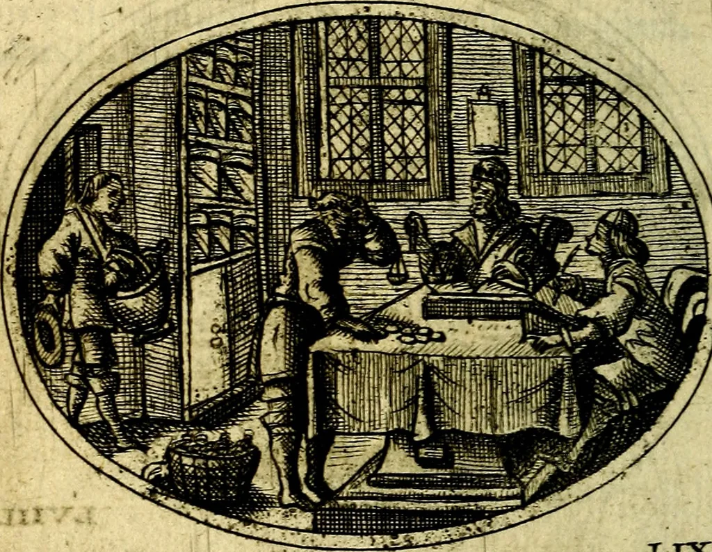 An illustration from Emblemata ethico-politica carmine explicata, 1661, leaf 99