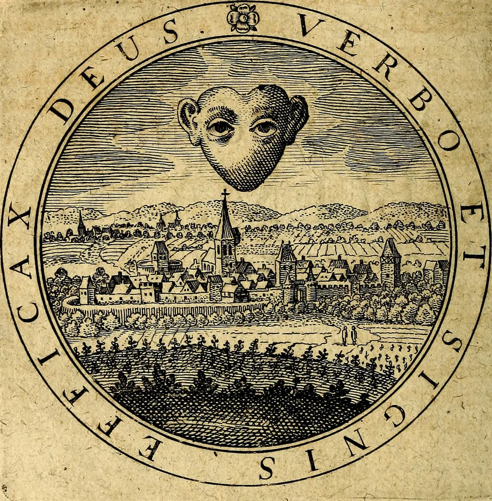 An illustration from Emblemata ethico politica. Ingenuâ at que eruditâ interpretatione nunc primùm illustrata, 1669, leaf 109