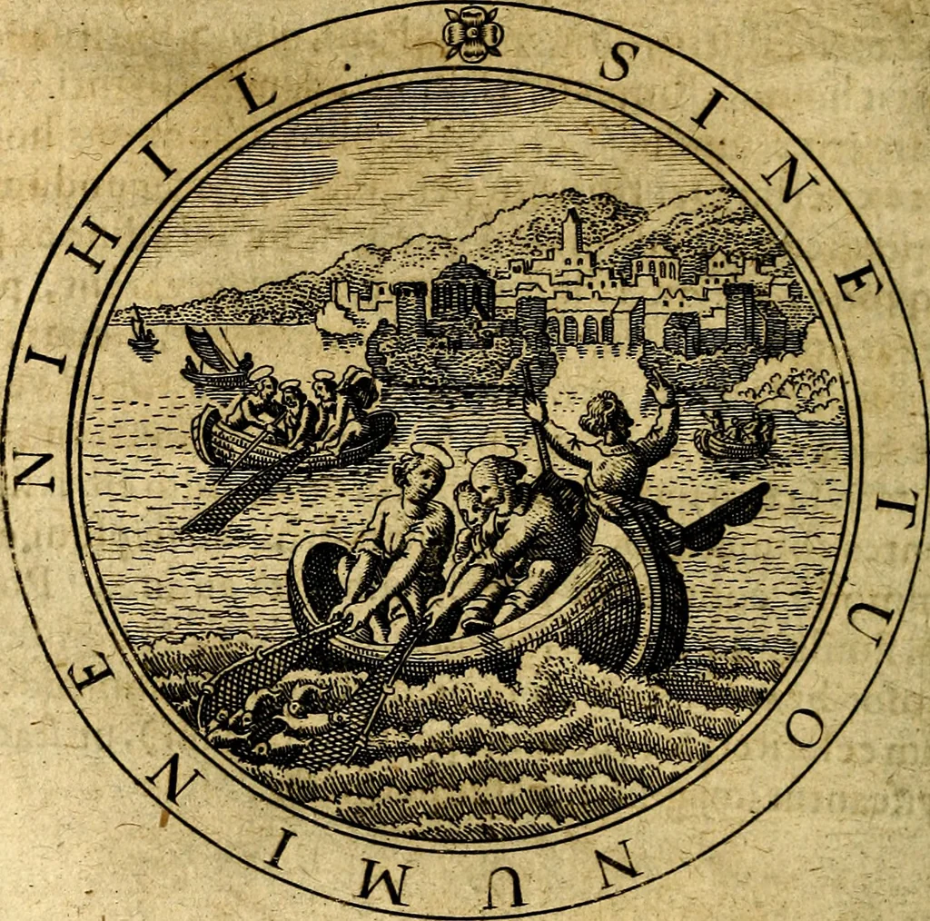 An illustration from Emblemata ethico politica. Ingenuâ at que eruditâ interpretatione nunc primùm illustrata, 1669, leaf 111