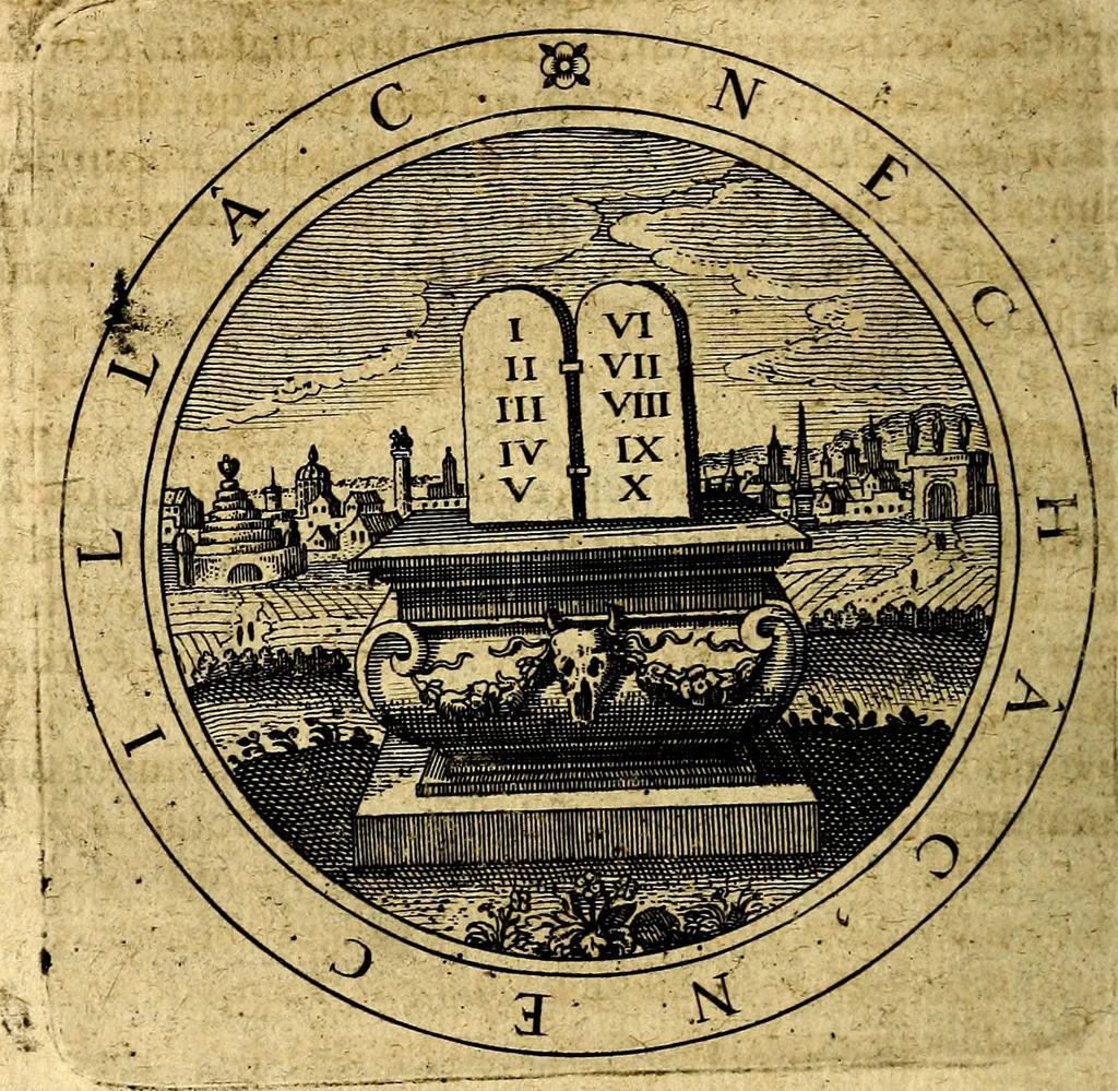 An illustration from Emblemata ethico politica. Ingenuâ at que eruditâ interpretatione nunc primùm illustrata, 1669, leaf 115