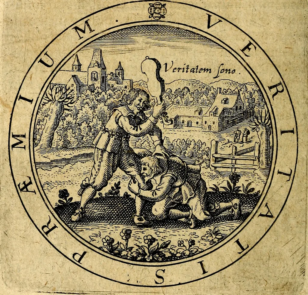 An illustration from Emblemata ethico politica. Ingenuâ at que eruditâ interpretatione nunc primùm illustrata, 1669, leaf 139