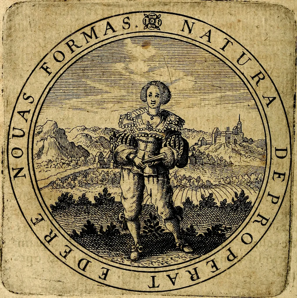 An illustration from Emblemata ethico politica. Ingenuâ at que eruditâ interpretatione nunc primùm illustrata, 1669, leaf 149
