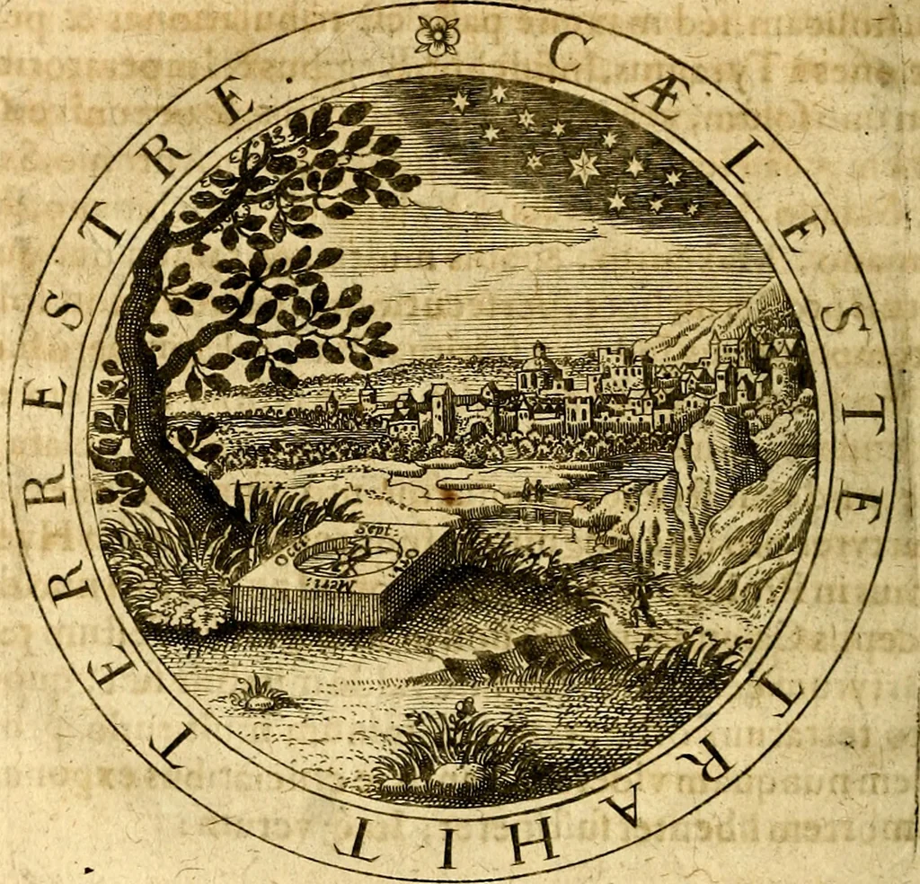 An illustration from Emblemata ethico politica. Ingenuâ at que eruditâ interpretatione nunc primùm illustrata, 1669, leaf 15