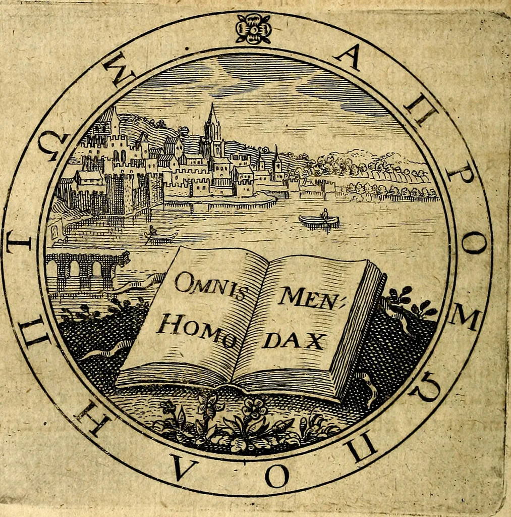 An illustration from Emblemata ethico politica. Ingenuâ at que eruditâ interpretatione nunc primùm illustrata, 1669, leaf 161