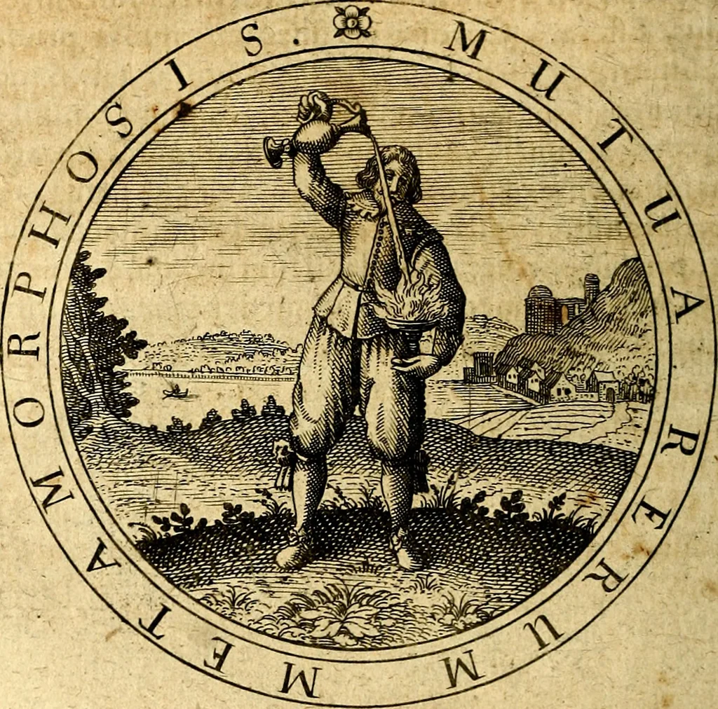 An illustration from Emblemata ethico politica. Ingenuâ at que eruditâ interpretatione nunc primùm illustrata, 1669, leaf 39