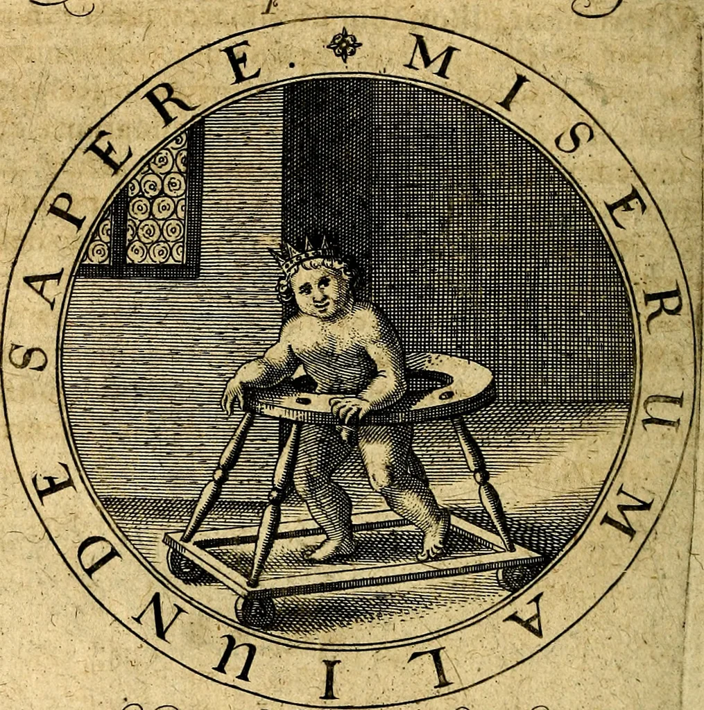 An illustration from Emblemata ethico politica. Ingenuâ at que eruditâ interpretatione nunc primùm illustrata, 1669, leaf 91