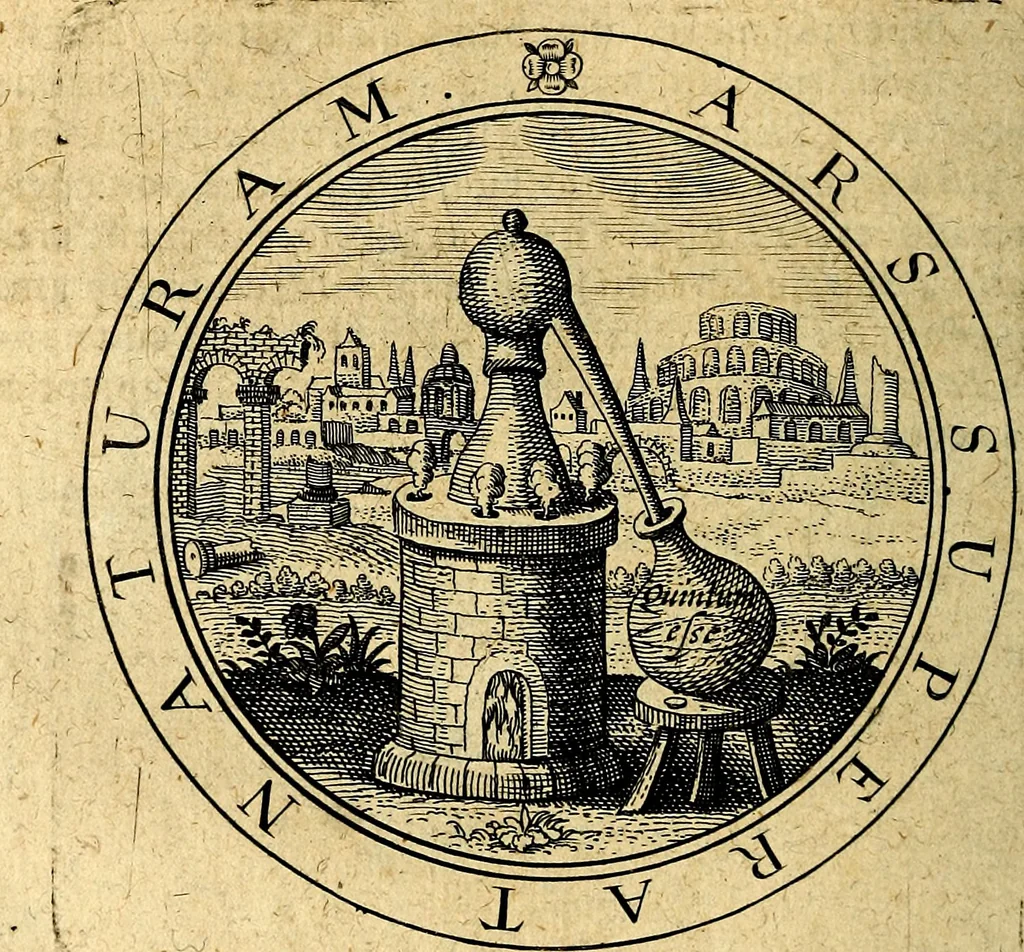 An illustration from Emblemata ethico politica. Ingenuâ at que eruditâ interpretatione nunc primùm illustrata, 1669, leaf 99