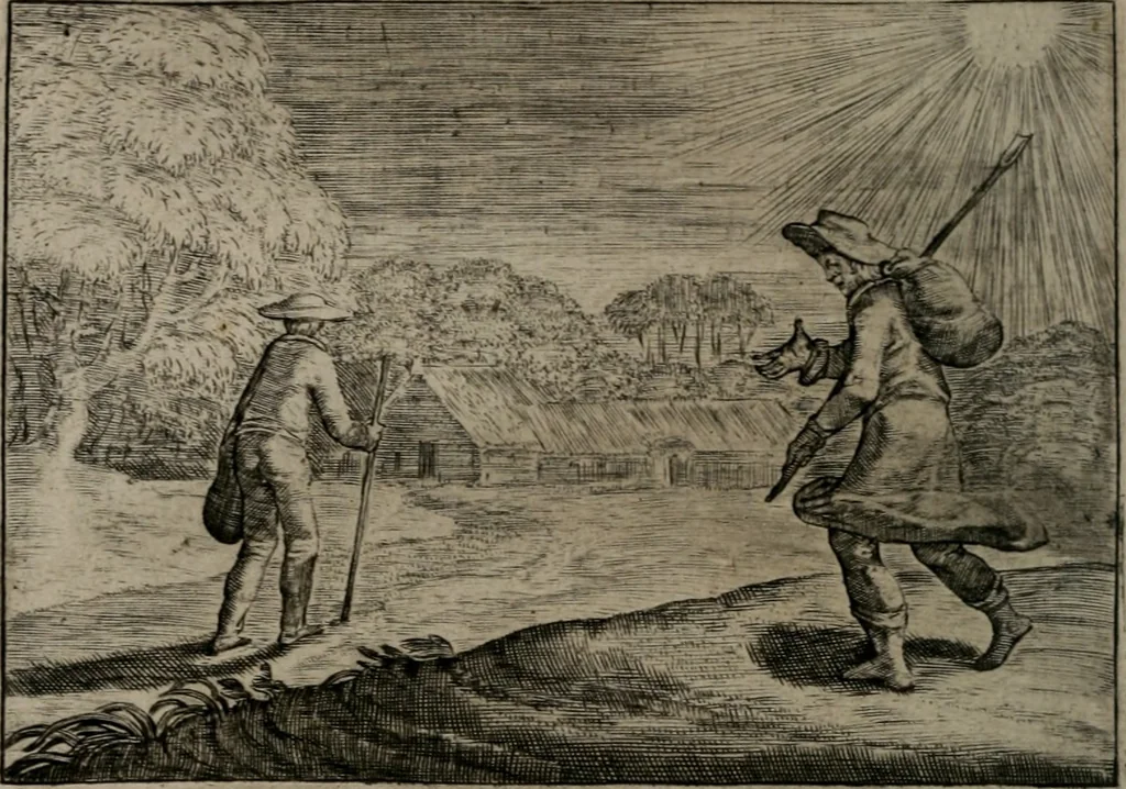 An illustration from Emblemata Florentii Schoonhovii I.C. Goudani : partim moralia partim etiam civilia : cum latiori eorundem ejusdem auctoris interpretatione : accedunt et alia quaedam poëmatia in alijs poematum suorum libris non contenta, 1648, leaf 117
