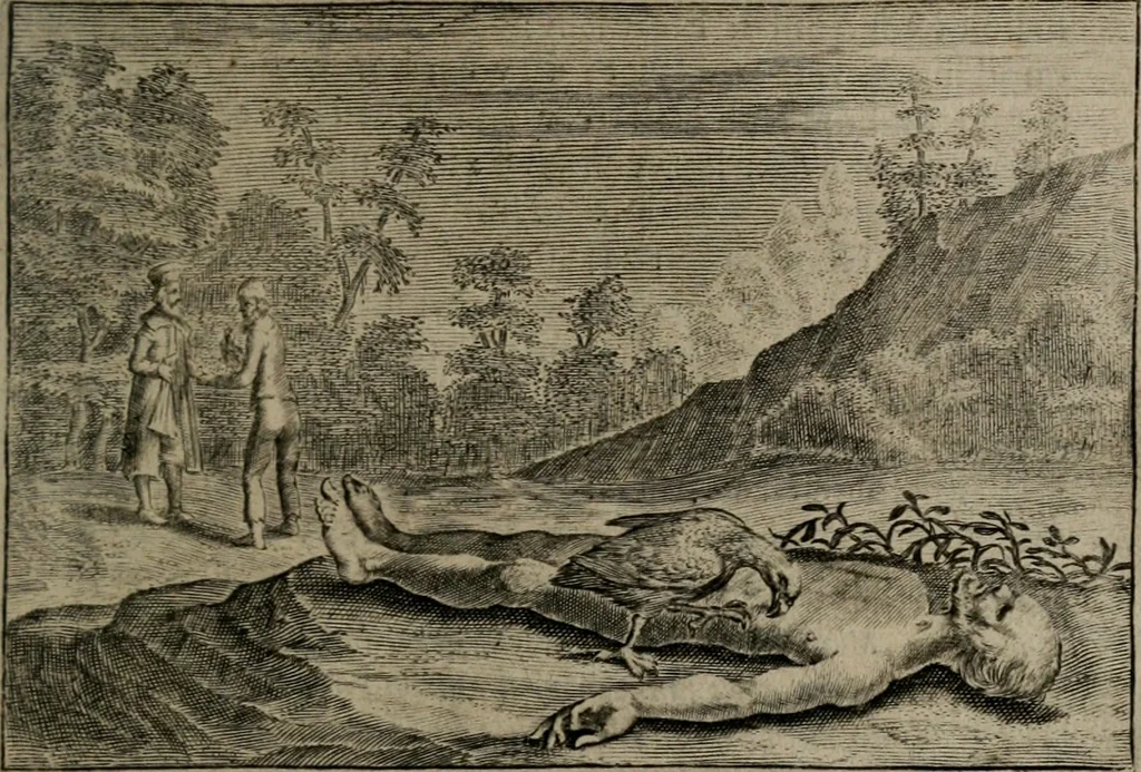 An illustration from Emblemata Florentii Schoonhovii I.C. Goudani : partim moralia partim etiam civilia : cum latiori eorundem ejusdem auctoris interpretatione : accedunt et alia quaedam poëmatia in alijs poematum suorum libris non contenta, 1648, leaf 120