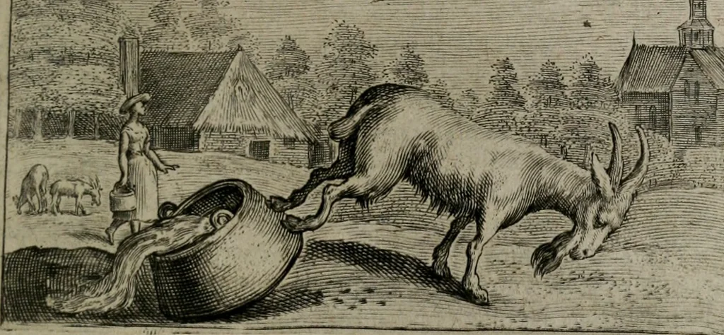 An illustration from Emblemata Florentii Schoonhovii I.C. Goudani : partim moralia partim etiam civilia : cum latiori eorundem ejusdem auctoris interpretatione : accedunt et alia quaedam poëmatia in alijs poematum suorum libris non contenta, 1648, leaf 176