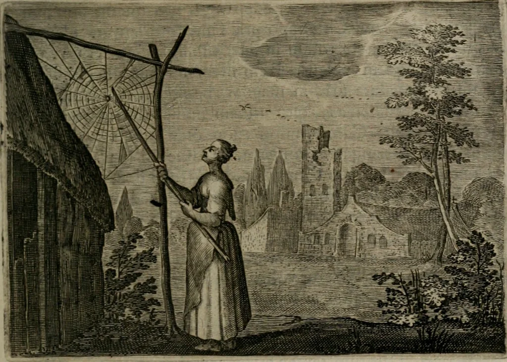 An illustration from Emblemata Florentii Schoonhovii I.C. Goudani : partim moralia partim etiam civilia : cum latiori eorundem ejusdem auctoris interpretatione : accedunt et alia quaedam poëmatia in alijs poematum suorum libris non contenta, 1648, leaf 206