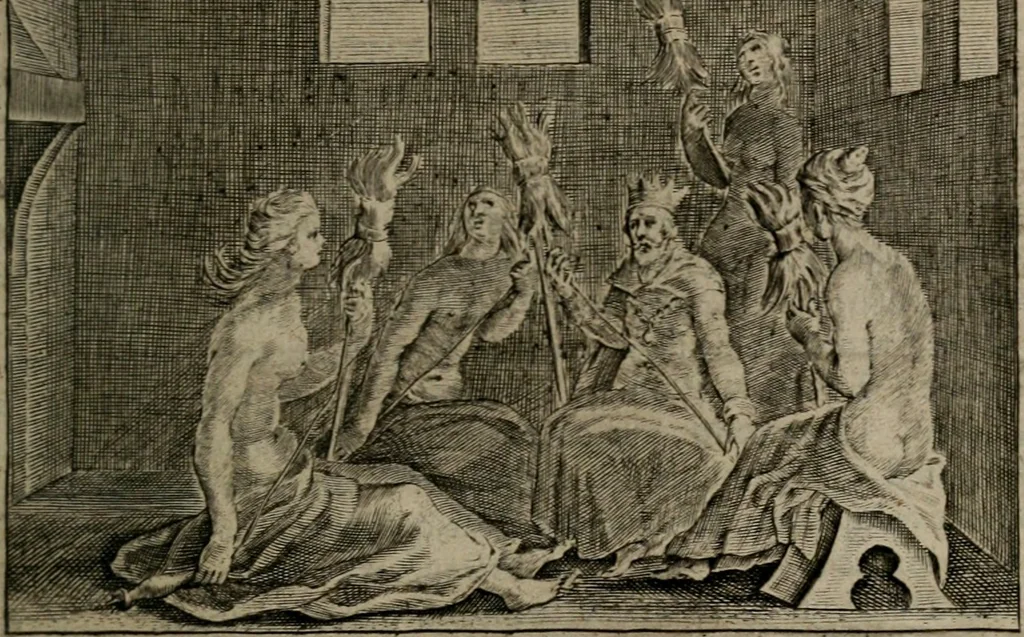 An illustration from Emblemata Florentii Schoonhovii I.C. Goudani : partim moralia partim etiam civilia : cum latiori eorundem ejusdem auctoris interpretatione : accedunt et alia quaedam poëmatia in alijs poematum suorum libris non contenta, 1648, leaf 40