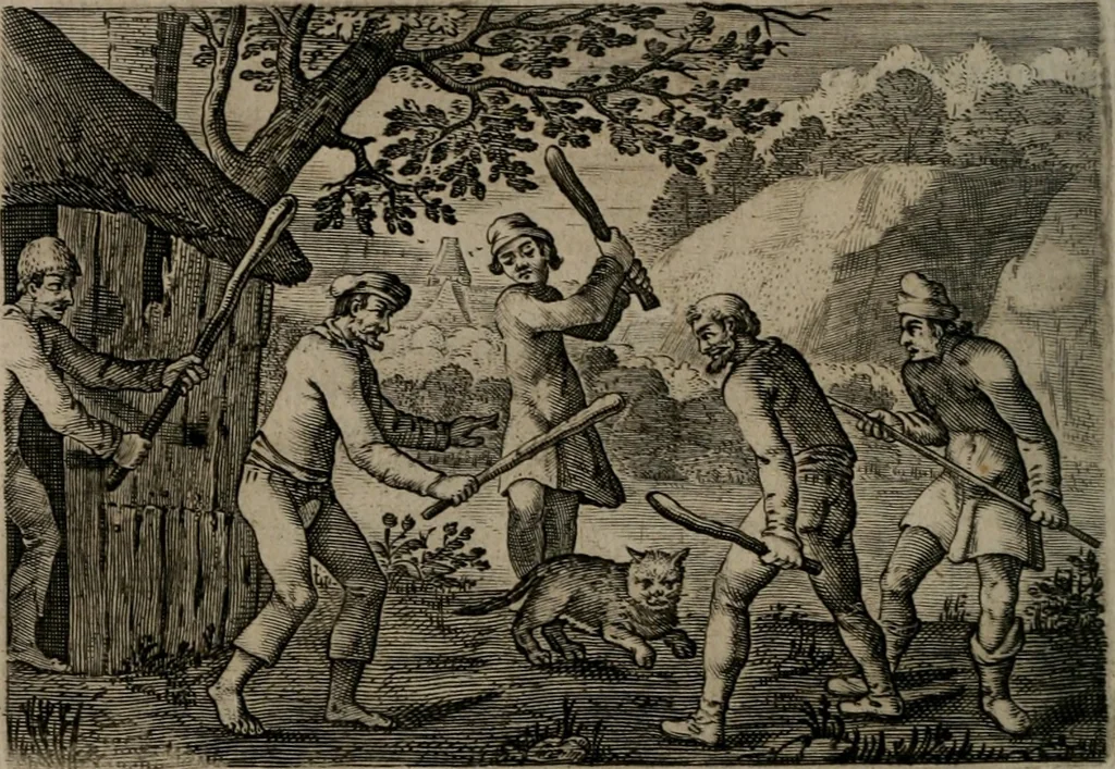 An illustration from Emblemata Florentii Schoonhovii I.C. Goudani : partim moralia partim etiam civilia : cum latiori eorundem ejusdem auctoris interpretatione : accedunt et alia quaedam poëmatia in alijs poematum suorum libris non contenta, 1648, leaf 47