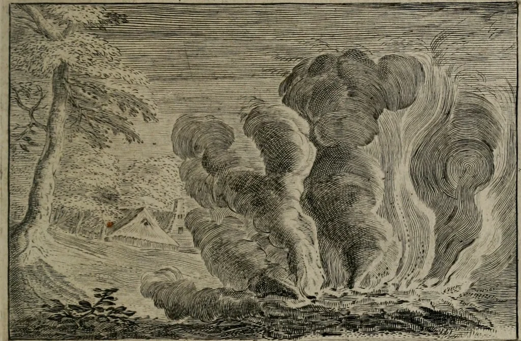 An illustration from Emblemata Florentii Schoonhovii I.C. Goudani : partim moralia partim etiam civilia : cum latiori eorundem ejusdem auctoris interpretatione : accedunt et alia quaedam poëmatia in alijs poematum suorum libris non contenta, 1648, leaf 80