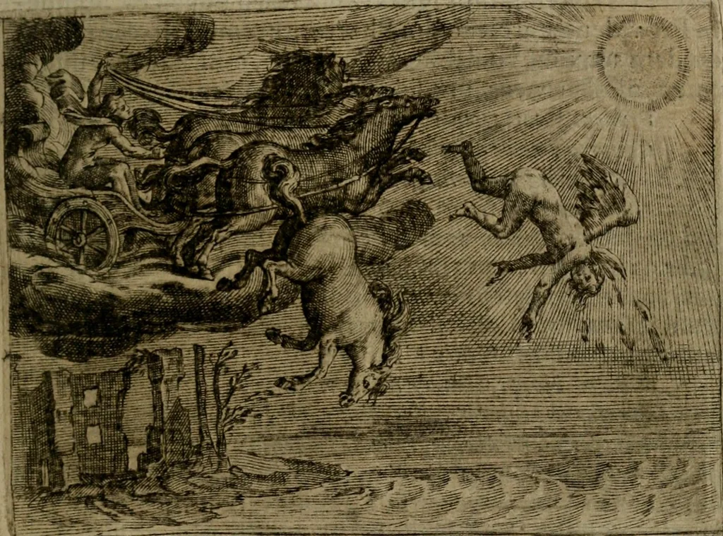 An illustration from Emblemata Florentii Schoonhovii I.C. Goudani, : partim moralia, partim etiam civilia. Cum latiori eorundem ejusdem auctoris interpretatione., 1618, leaf 22