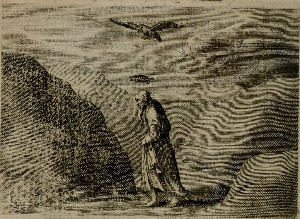 An illustration from Emblemata Florentii Schoonhovii I.C. Goudani, : partim moralia, partim etiam civilia. Cum latiori eorundem ejusdem auctoris interpretatione., 1618, leaf 41