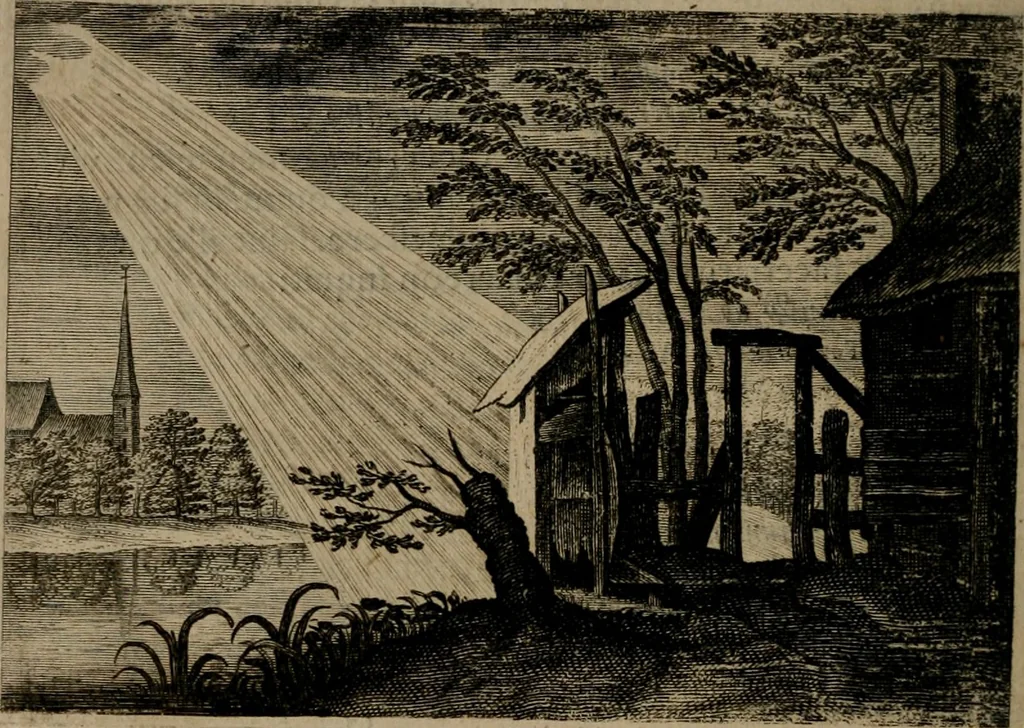 An illustration from Emblemata Florentii Schoonhovii I.C. Goudani, : partim moralia, partim etiam civilia. Cum latiori eorundem ejusdem auctoris interpretatione., 1618, leaf 71