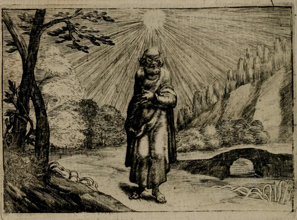 An illustration from Emblemata Florentii Schoonhovii I.C. Goudani, : partim moralia, partim etiam civilia. Cum latiori eorundem ejusdem auctoris interpretatione., 1618, leaf 83